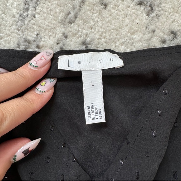 Leith Long-Sleeve Sheer Top - Picture 2 of 5